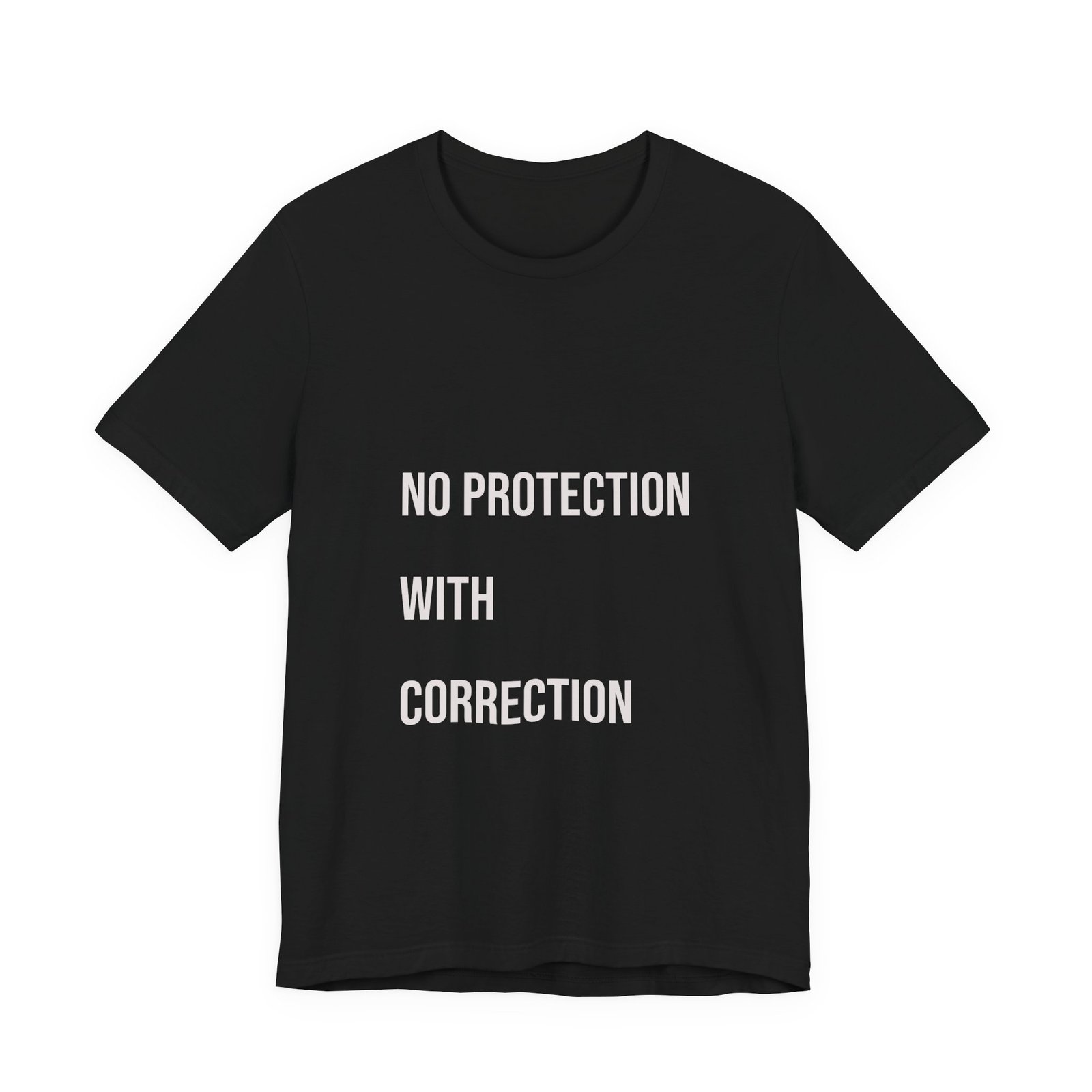 The Blueprint Tee – NO PROTECTION WITHOUT CORRECTION - Image 2